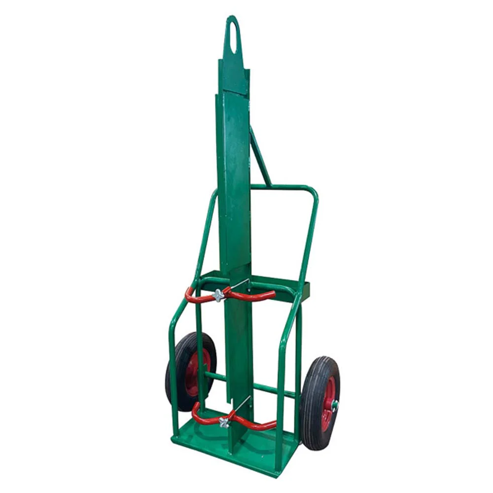 B&B Pipe Tools BCL-E14R Cylinder / Bottle Cart - Medium, with Wall and Eye, 14