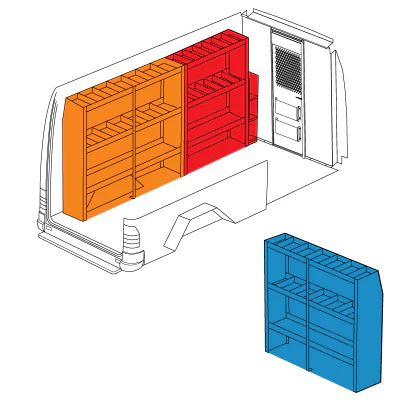 Weather Guard 600-3043 Contractor Sprinter Van Package - Mactool Shop