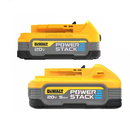 DeWalt DCBP315-2 POWERSTACK 20V 5.0Ah and 1.7Ah Lithium-Ion Power Tool Battery Packs (2-Pack) - Mactool Shop