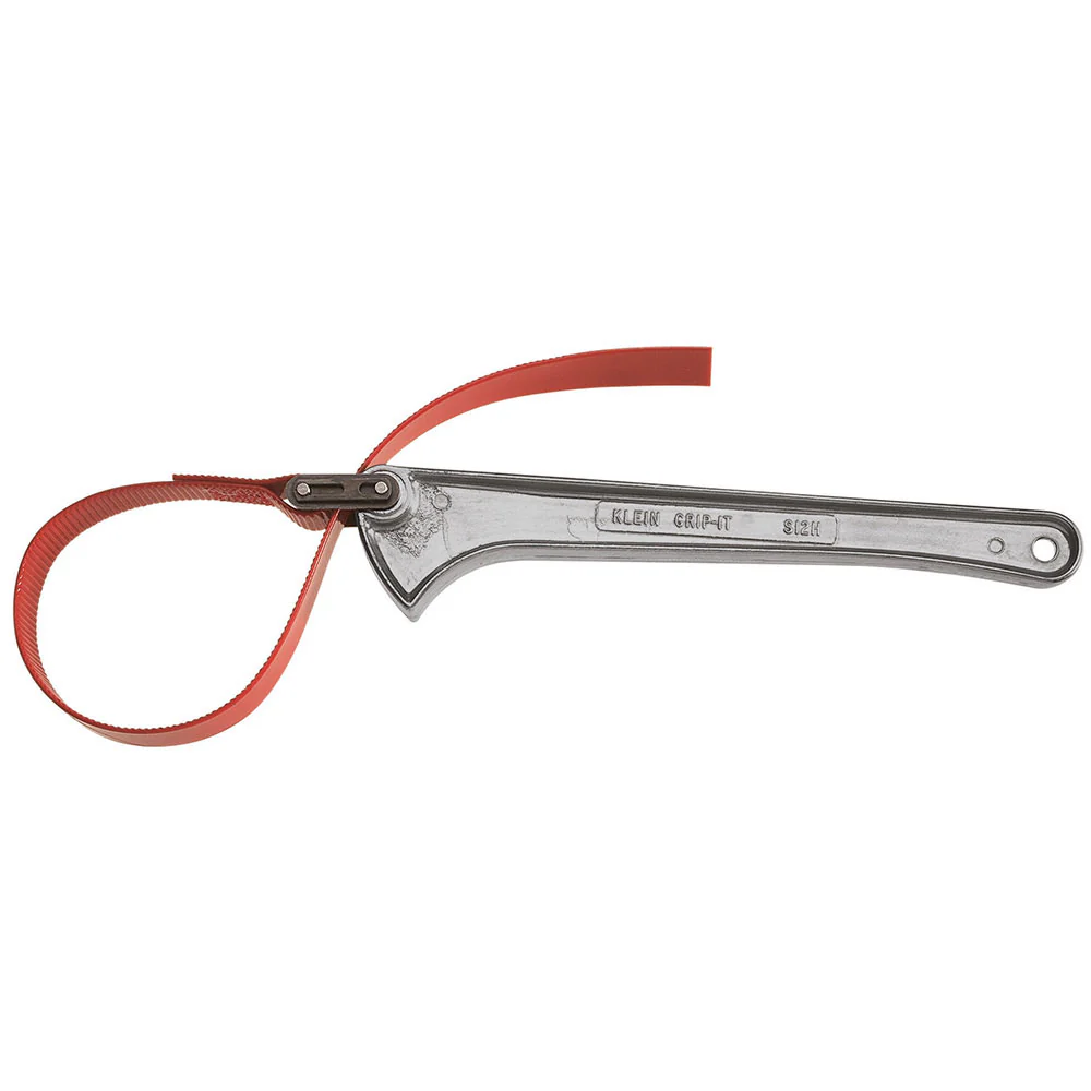 Klein Tools S-18H Grip-It Strap Wrenches, Silver/Red, 18