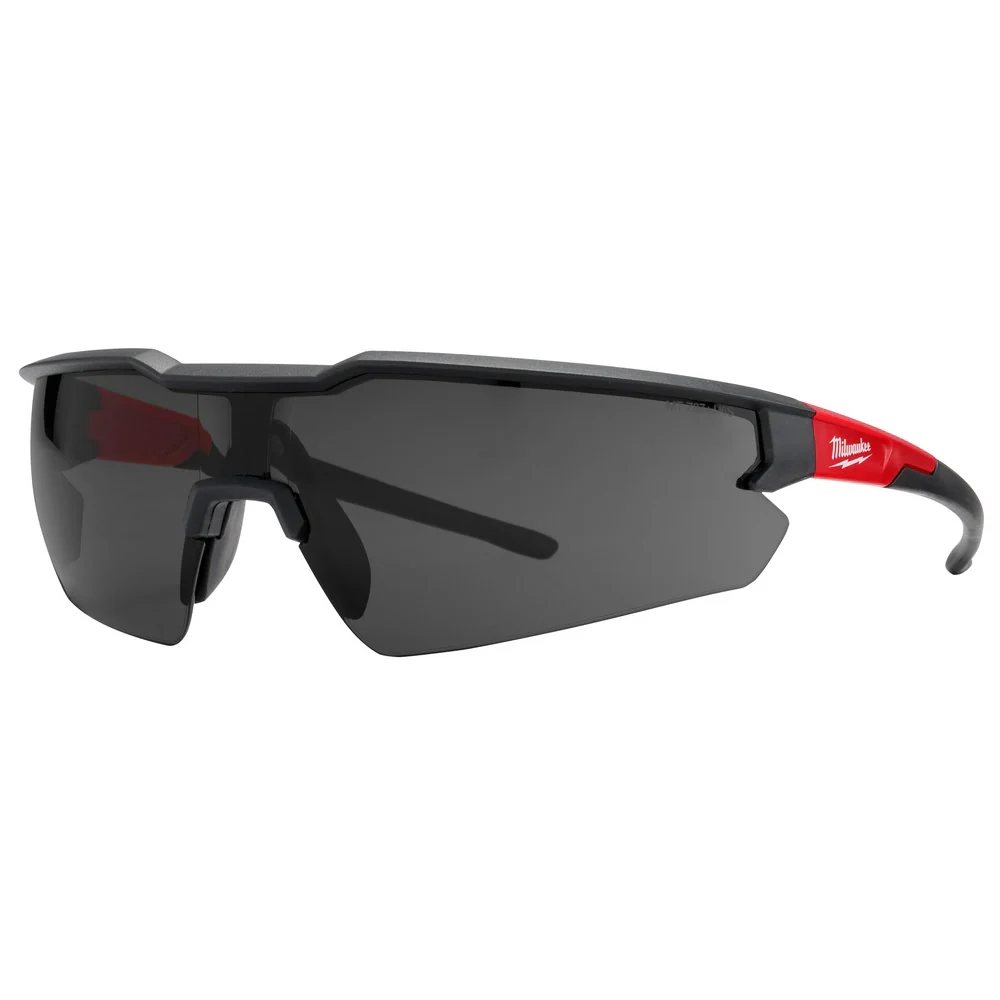 Milwaukee 48-73-2015 Safety Grey Tinted Glasses - Anti-Scratch Lenses - Mactool Shop