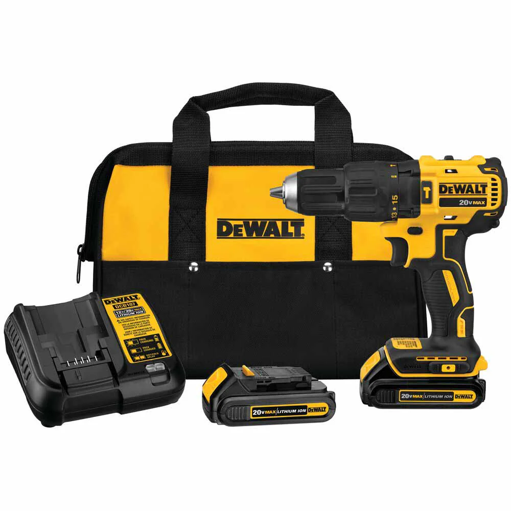 DeWalt DCD778C2 20V MAX* Compact Brushless Hammer Drill - Mactool Shop