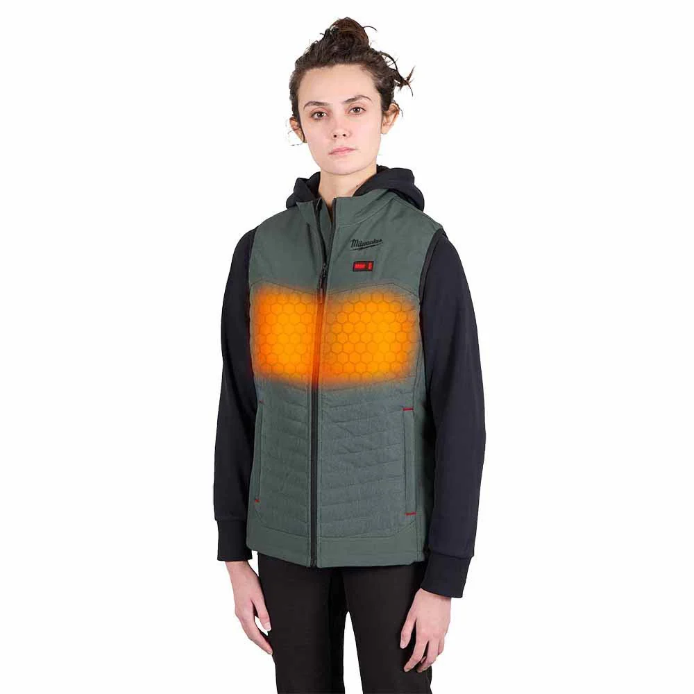Milwaukee F300E-21 M12 Women's Green Axis Vest with (1) 2.0 Ah Battery and Charger - Mactool Shop