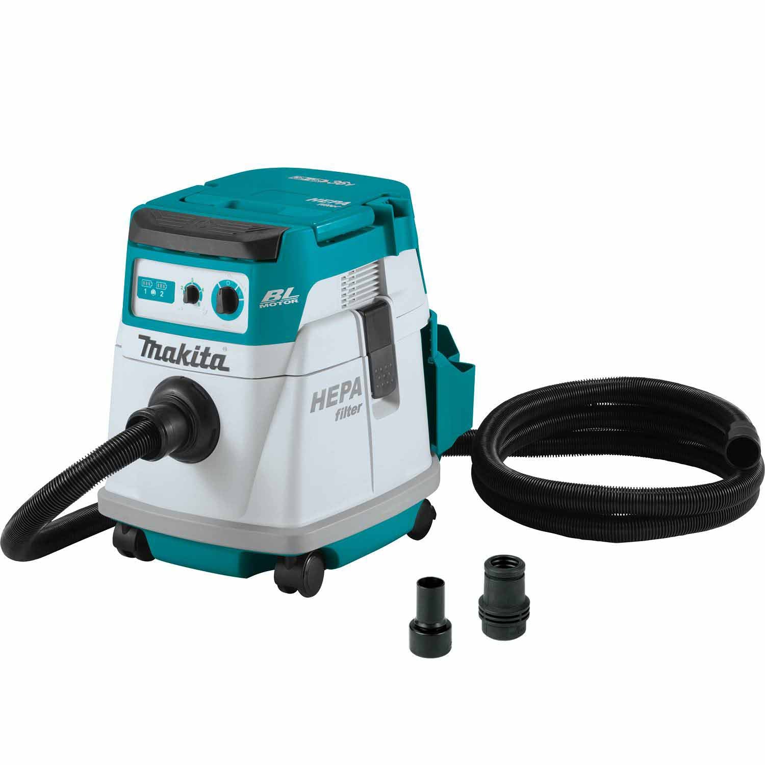 Makita XCV24ZX 36V (18V X2) LXT HEPA Filter Dry Dust Extractor 4 Gal, Tool Only - Mactool Shop