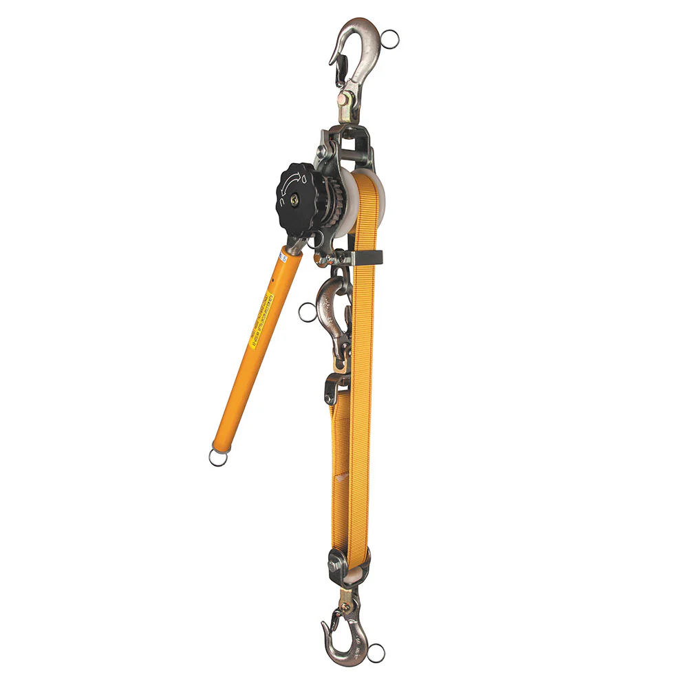 Klein KN1500PEXH Web-Strap Ratchet Hoist with Hot Rings - Mactool Shop