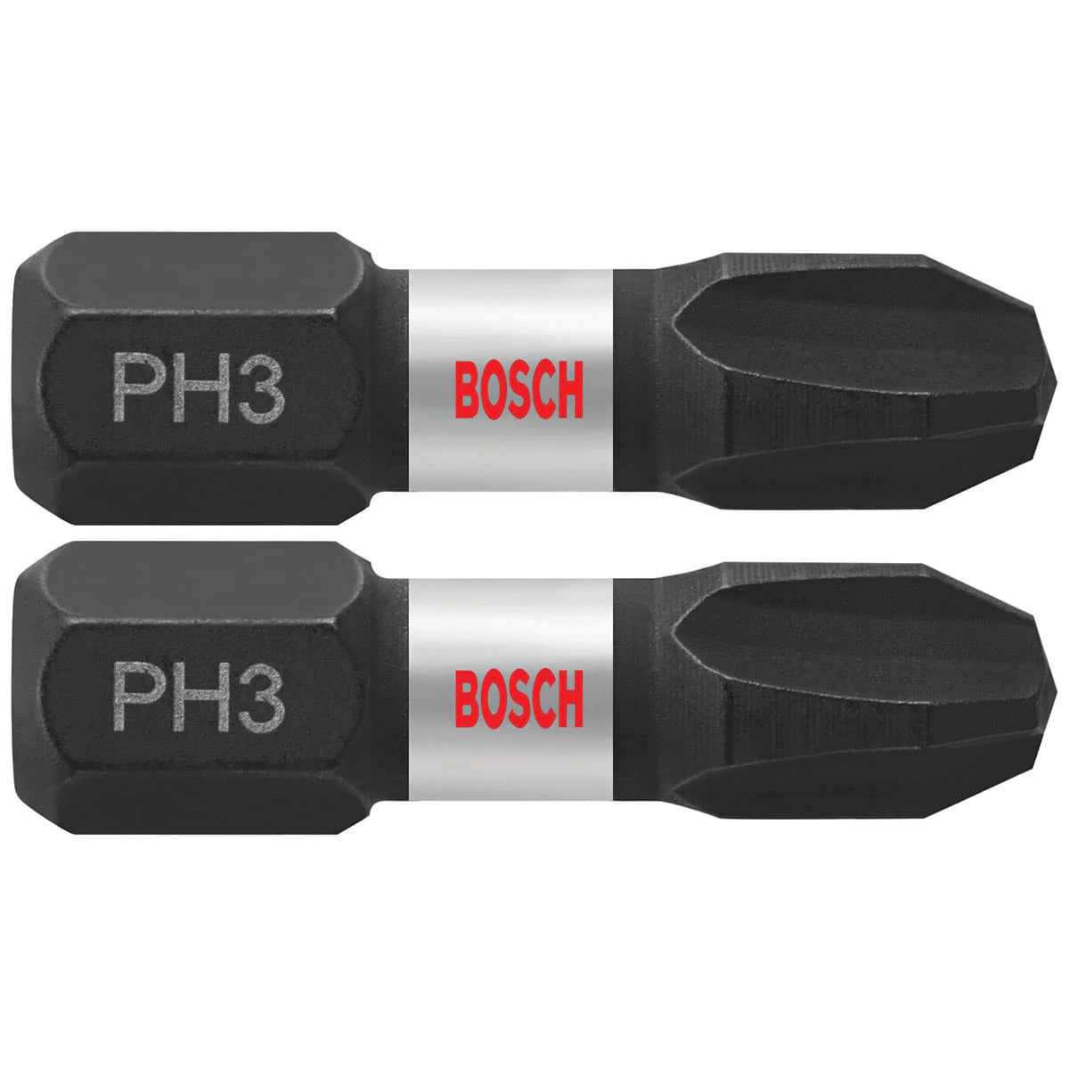 Bosch ITPH3102 2 pc. Impact Tough 1 In. Phillips #3 Insert Bits - Mactool Shop