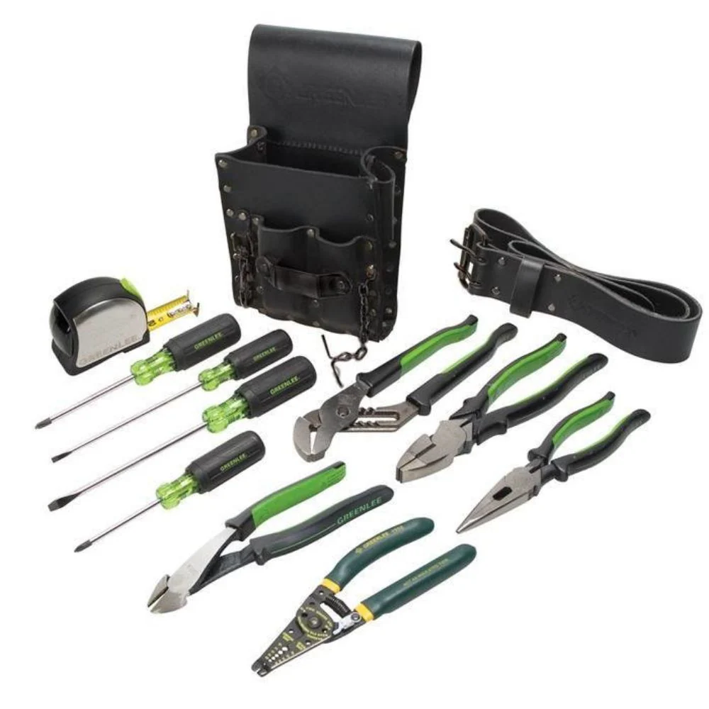 Greenlee 0159-13 Electrician's Tool Kit - Standard, 12-Piece - Mactool Shop