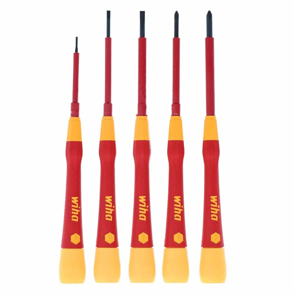 Wiha 32085 5 Piece Insulated PicoFinish Precision Screwdriver Set - Mactool Shop