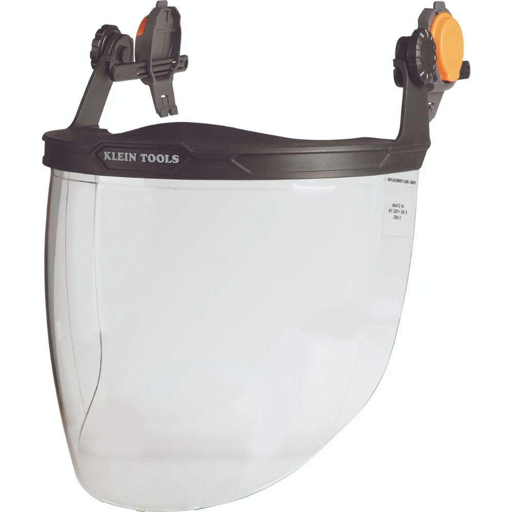 Klein 60472 Face Shield, Safety Helmet and Cap-Style Hard Hat, Clear - Mactool Shop