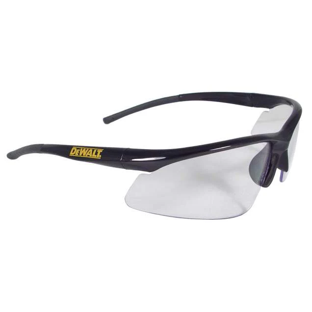 Dewalt DPG51-1D Radius Safety Glasses, Black Frame, Clear Lens - Mactool Shop
