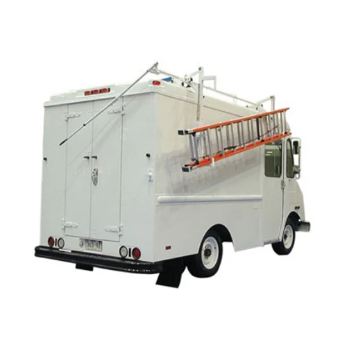 Weather Guard 281 White Aluminum Drop-Down EZ-GLIDE System Rack, Passenger Side 8' Hi-Cube Vans - Mactool Shop
