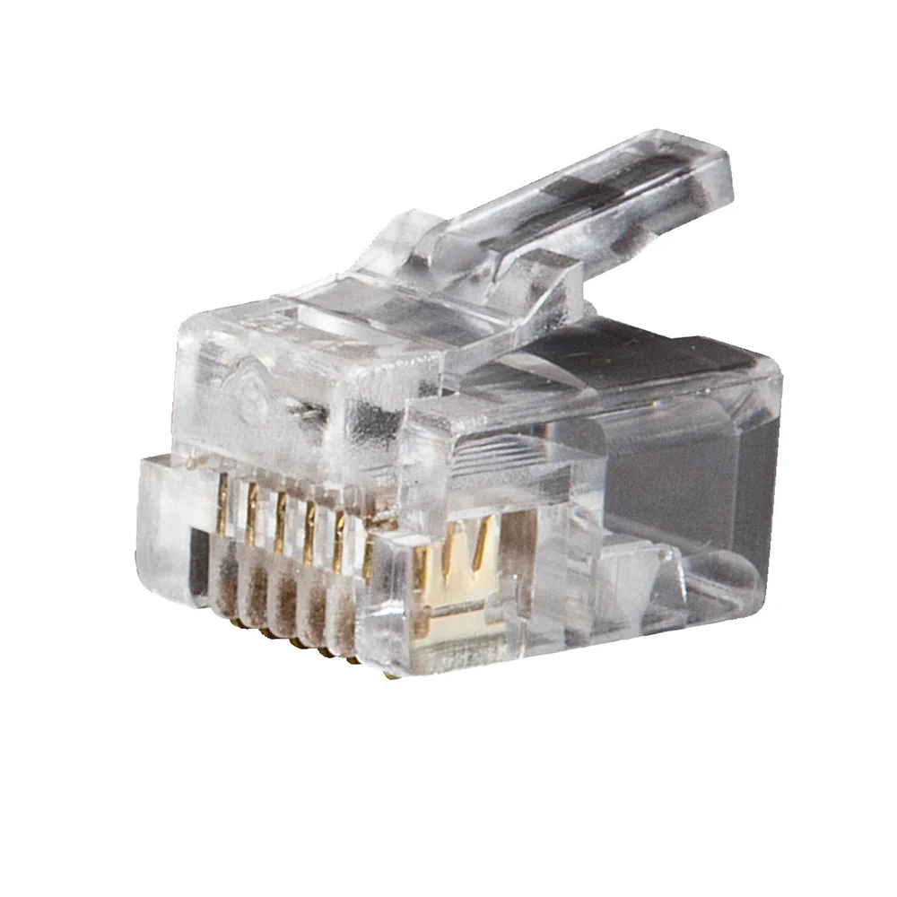 Klein VDV826-600 Modular Telephone Plugs RJ11 6P6C, 25-Pack - Mactool Shop
