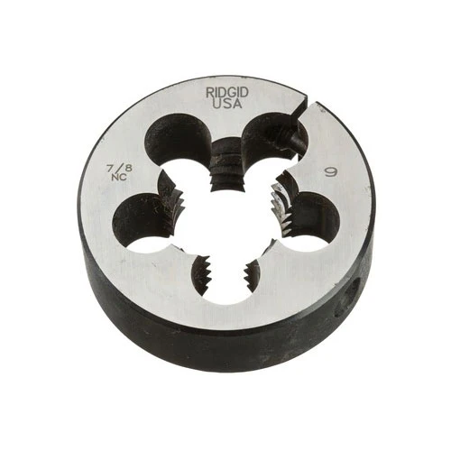 RIDGID 38375 00-R Alloy Manual Right Hand Bolt Threader Die, 7/8