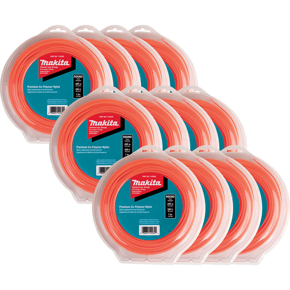 Makita T-03729 Round Trimmer Line, 0.095