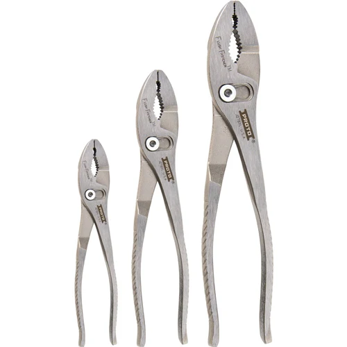Proto J276XLNFS 3 Piece XL Series Slip Joint Natural Finish Pliers Set - Mactool Shop