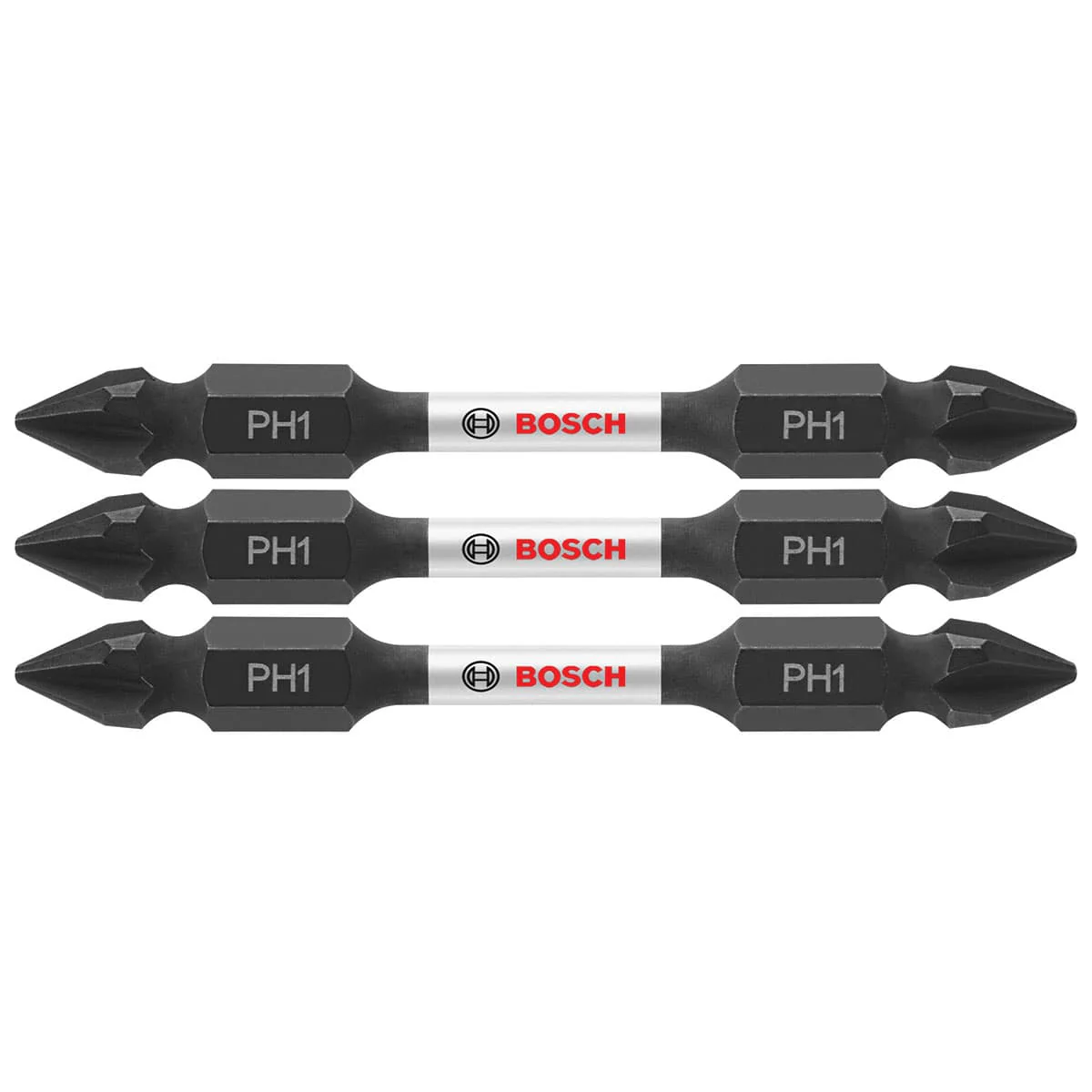 Bosch ITDEPH12503 3 pc. Impact Tough 2.5 In. Phillips #1 Double-Ended Bits - Mactool Shop