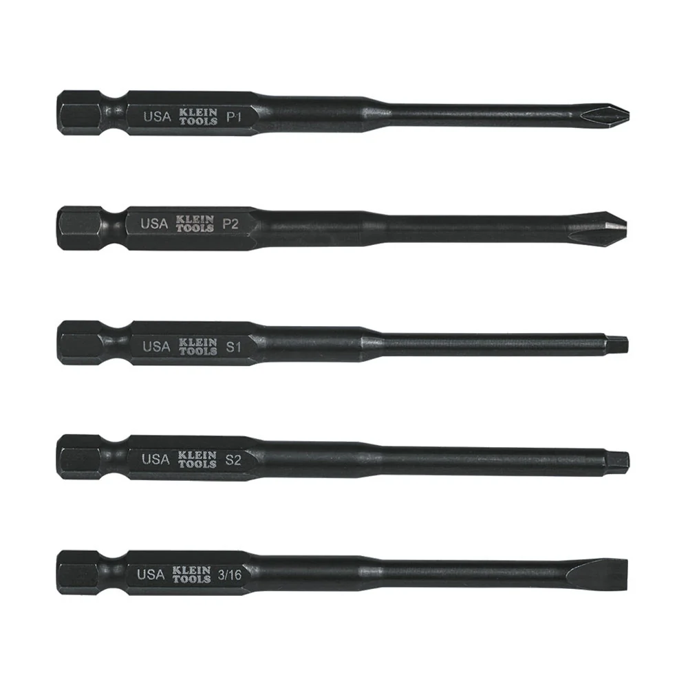 Klein Tools 32234 Power Driver Set, Assorted Bits, 3-1/2