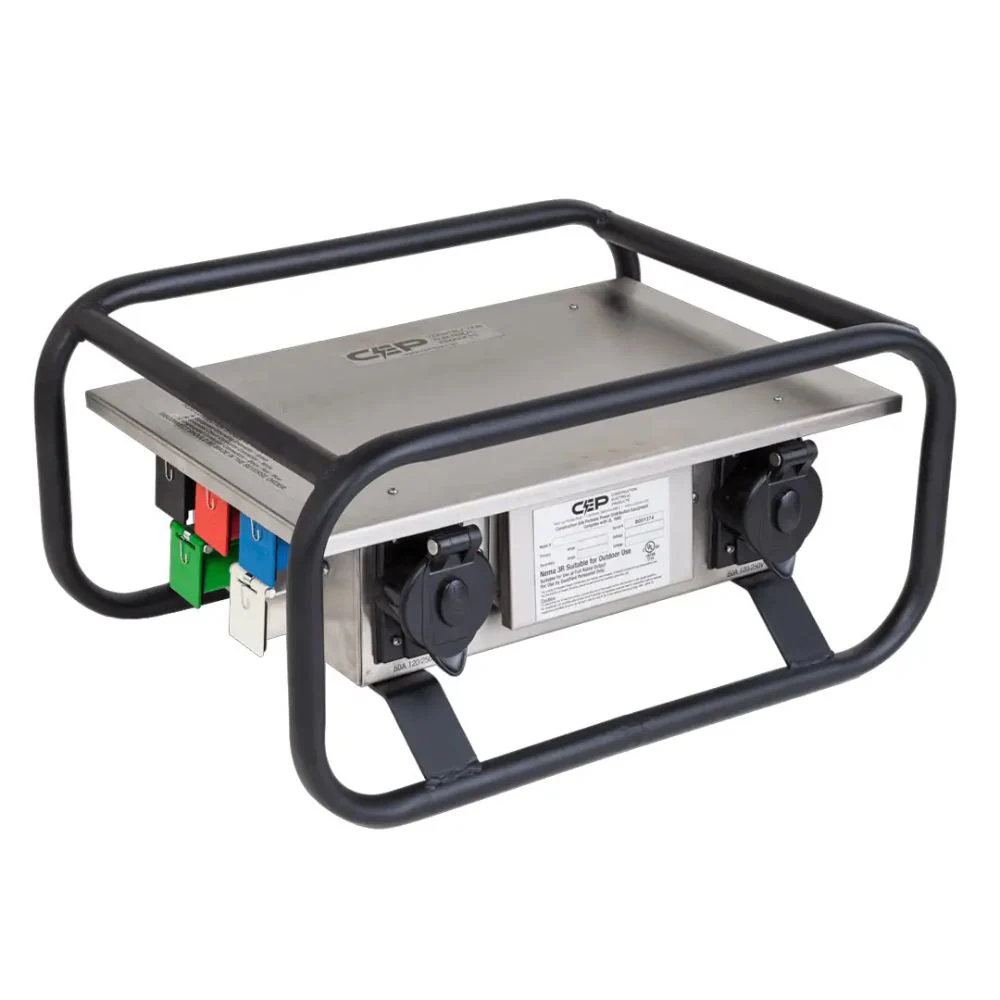Southwire 6606GUSF-256 200A 120/208V CAM SS Single Phase Temporary Power Box w/ Frame - Mactool Shop
