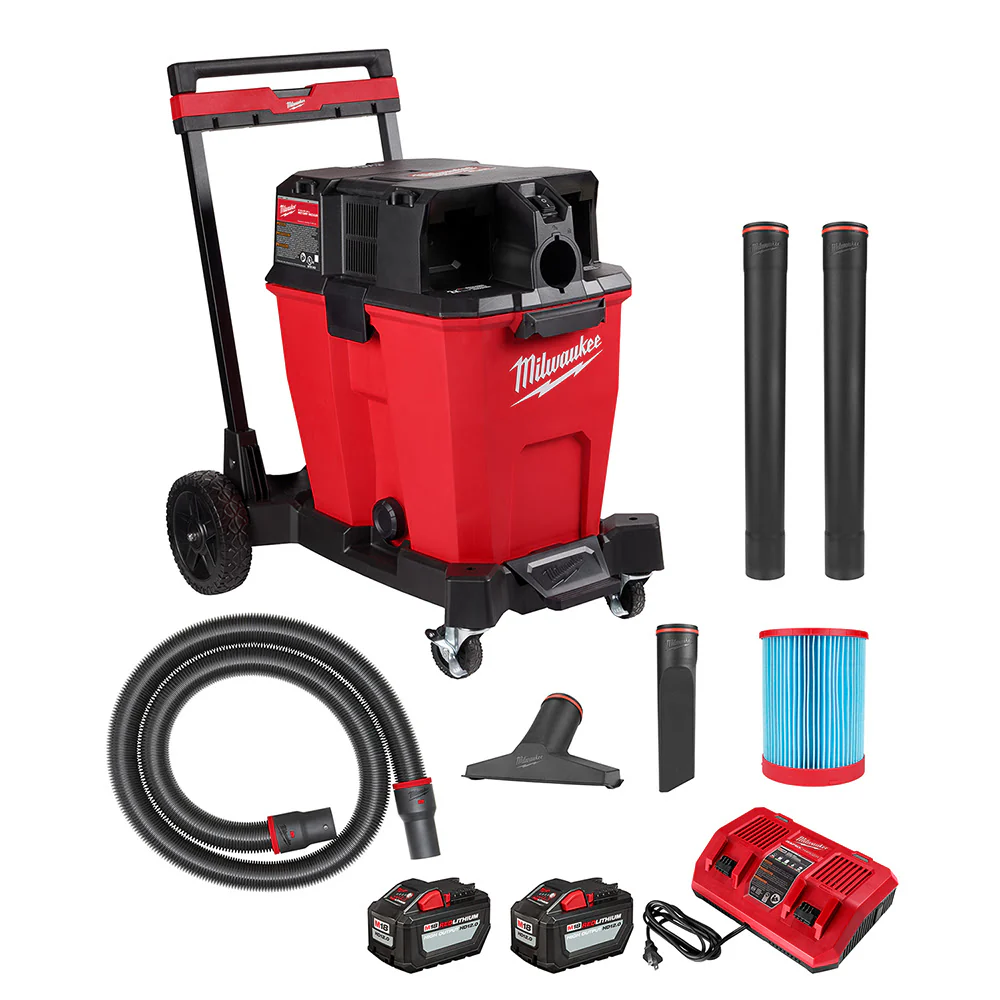 Milwaukee 0930-22HD M18 FUEL 12-Gallon Dual-Battery Wet/Dry Vacuum Kit - Mactool Shop