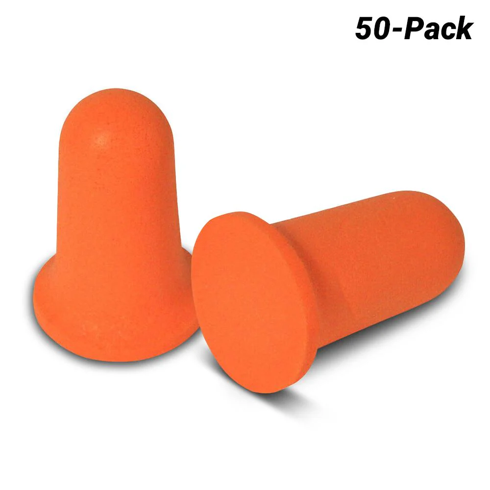 Dewalt DPG63BG50 Disposable Foam Earplugs, Bell, Uncorded, Orange, 50/Bag - Mactool Shop