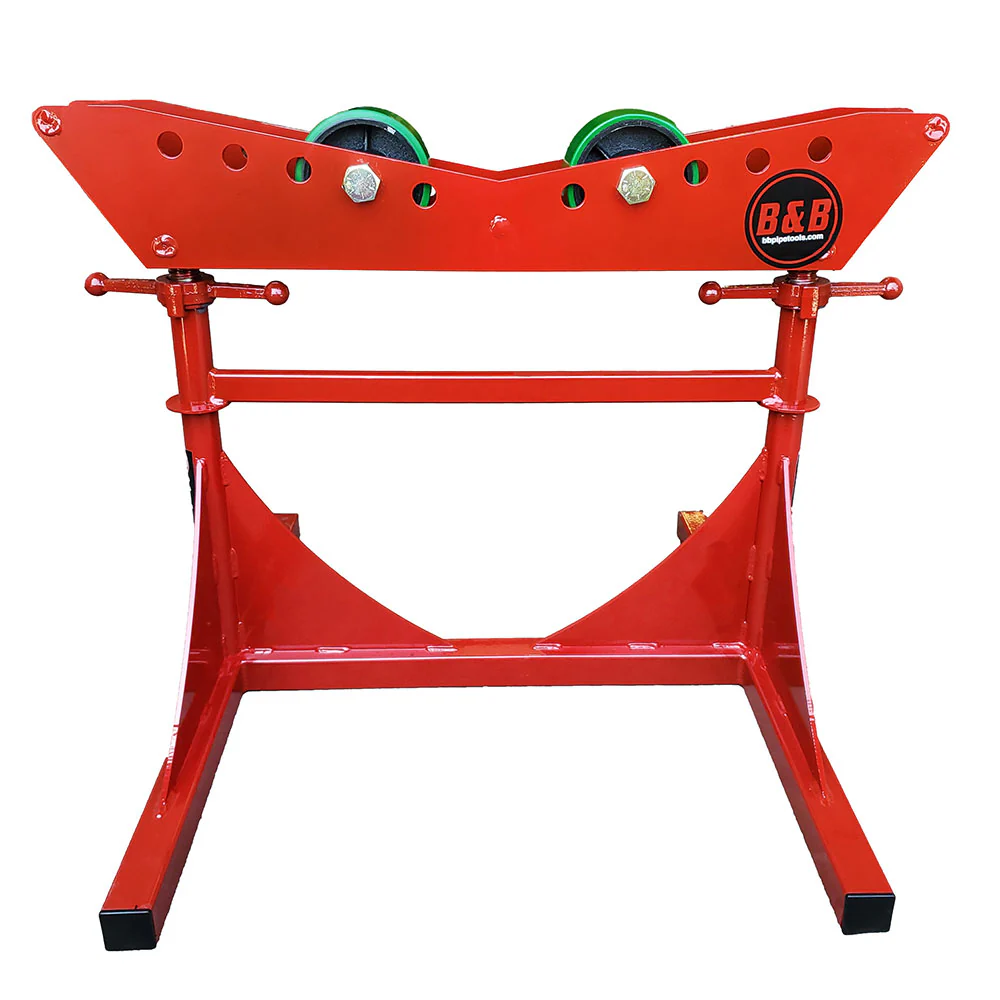 B&B Pipe Tools 3806 Mega Roller-6,000 Lb Cap w/Urethane Over Steel Wheels. Short - Mactool Shop