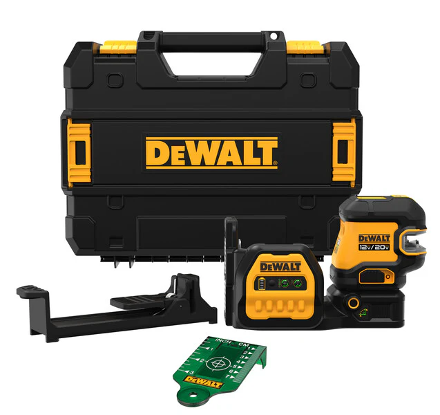 DEWALT DCLE34220GB 20V Cross line 2 Spot Combo Laser Bare Kit - Mactool Shop