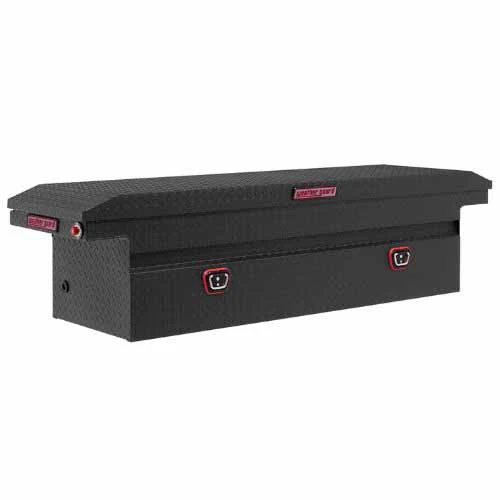 Weatherguard 121-52-03 Model 121-52-03 Saddle Box, Aluminum,Textured Matte Black - Mactool Shop