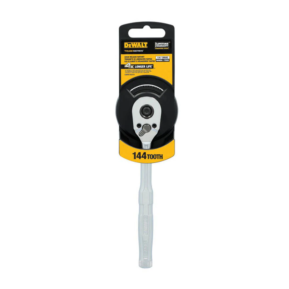 DeWalt DWMT45020 TOUGHSERIES 3/8 in. Drive 144T Quick Release Ratchet - Mactool Shop
