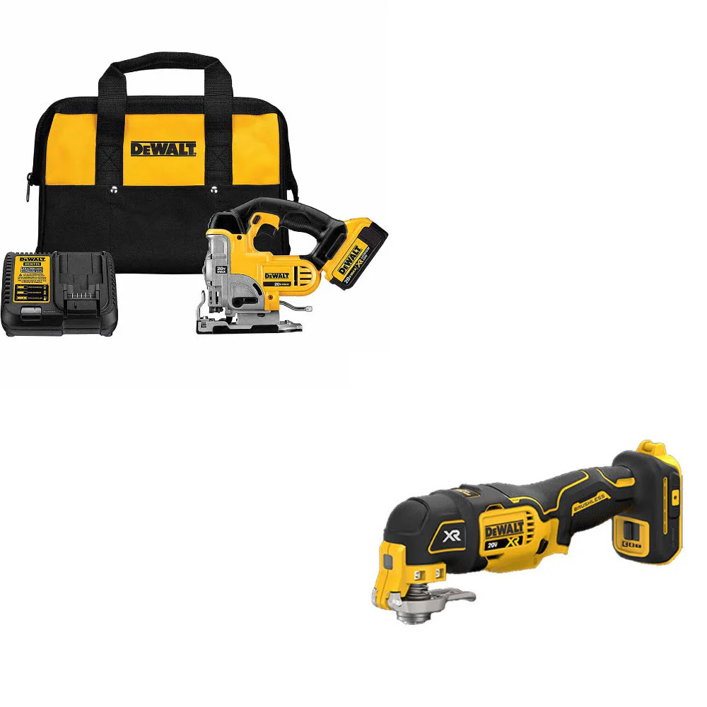 Dewalt DCS331M1 20V MAX Li-Ion Jig Saw Kit W/ FREE DCS356B 20V MAX Multi-Tool - Mactool Shop