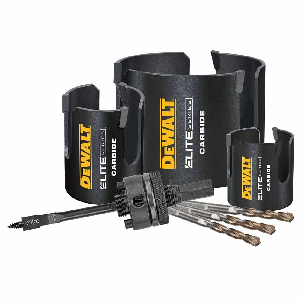 DeWalt DAH47MMSET Elite Series Multi-Material Hole Saw Kit 7PC - Mactool Shop