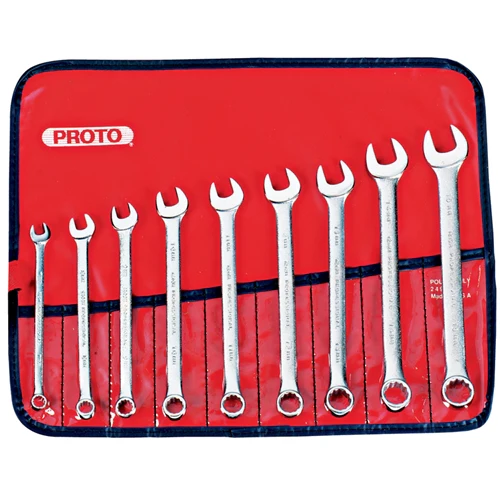 Proto J1200H-MASD 9 Pc. Metric Combination ASD Wrench Set - 12 Point - Mactool Shop