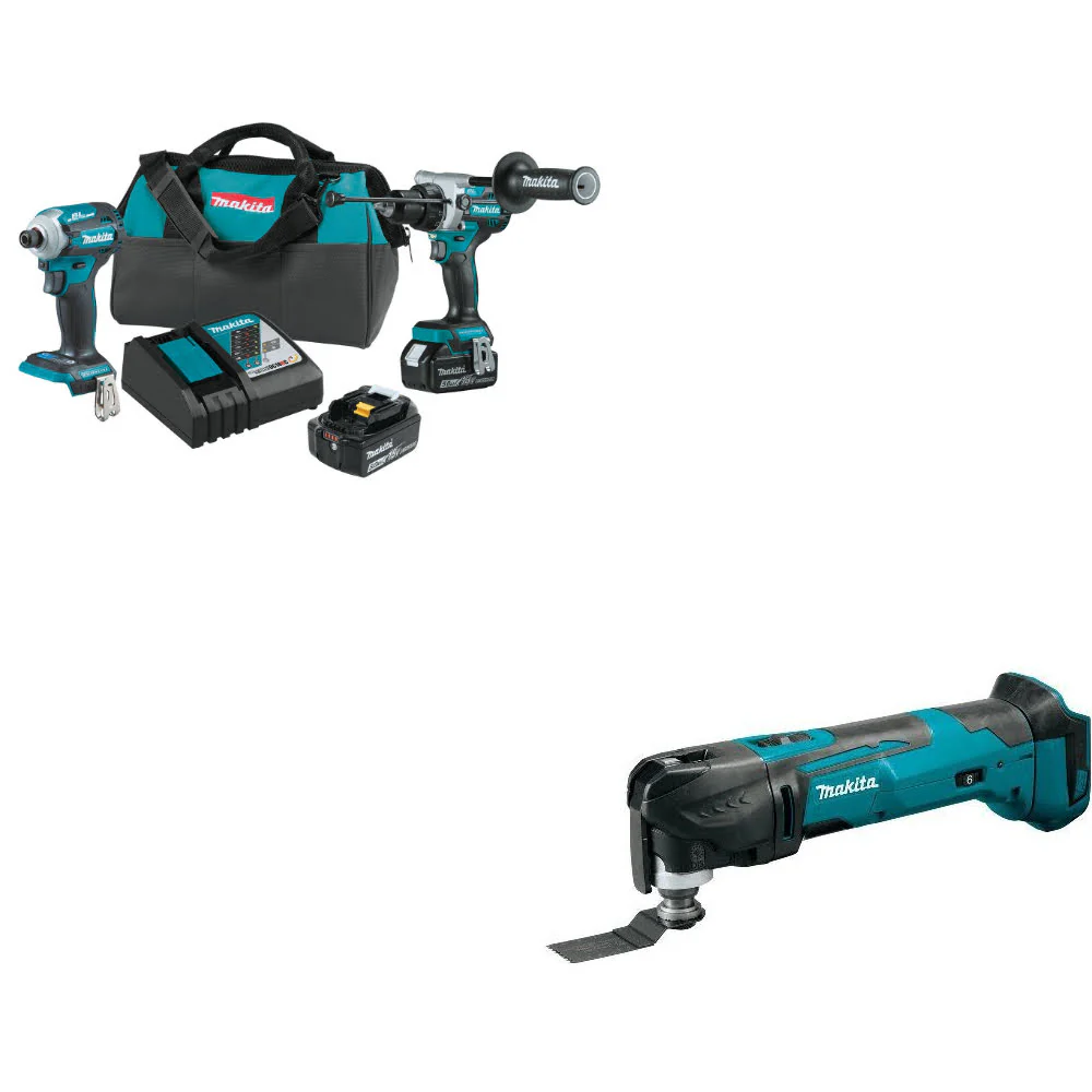 Makita XT288T 18V LXT® Li-Ion 2-Pc. Combo Kit W/ FREE XMT03Z 18V LXT Multi-Tool - Mactool Shop