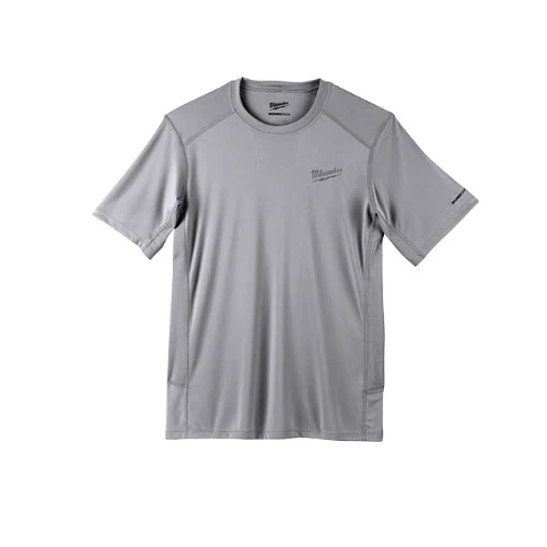 Milwaukee 414G-3X WORKSKIN Lightweight Performance Short Sleeve Shirt- Gray 3X - Mactool Shop