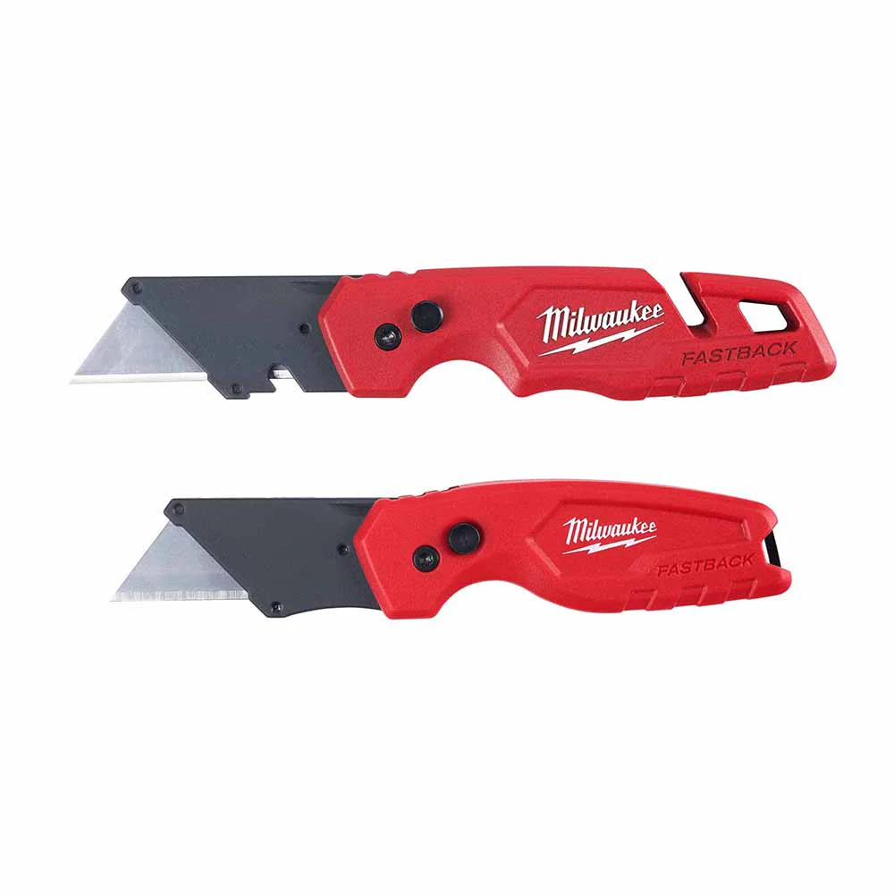 Milwaukee 48-22-1503 FASTBACK w/ Storage & FASTBACK Compact Knife Set - Mactool Shop