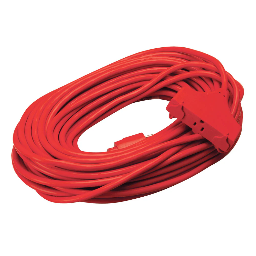 Southwire 4219SW8804 100' SJTW 14/3 Three-Way Power Block (Red) - Mactool Shop