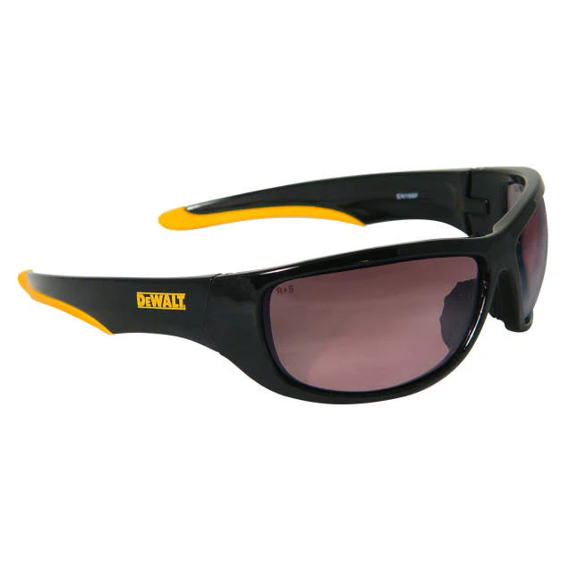 Dewalt DPG94-GLD Dominator Safety Glasses, Black/Yellow Frame, Gradient Lens - Mactool Shop