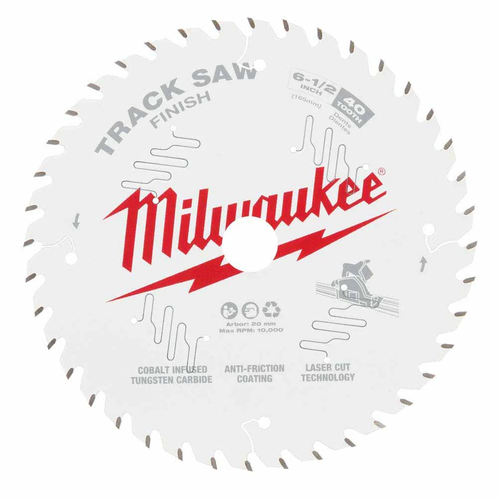 Milwaukee 48-40-0625 6-1/2” 40T Finish Track Saw Blade - Mactool Shop