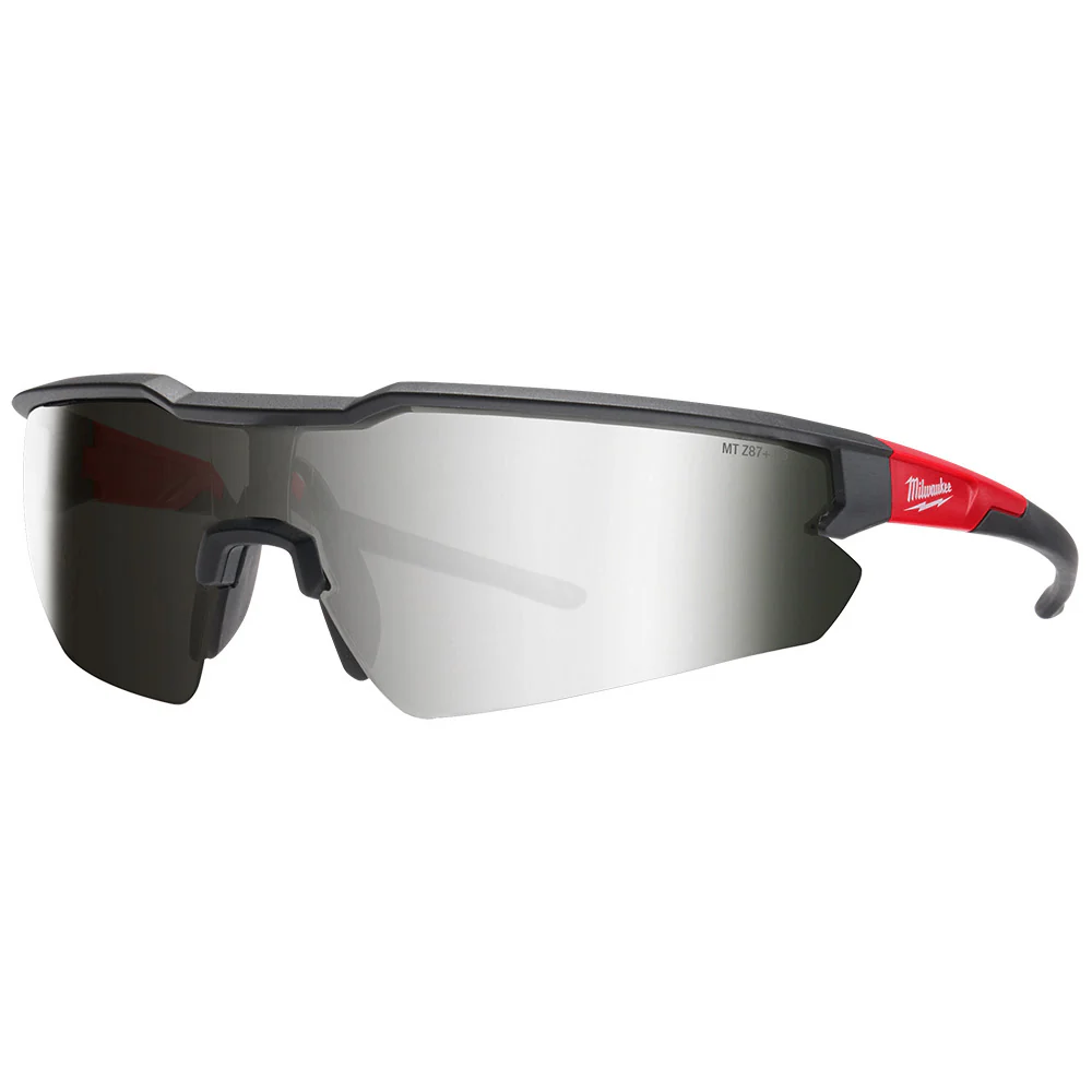 Milwaukee 48-73-2019 Safety Glasses - Clear Mirrored Anti-Scratch Lenses - Mactool Shop