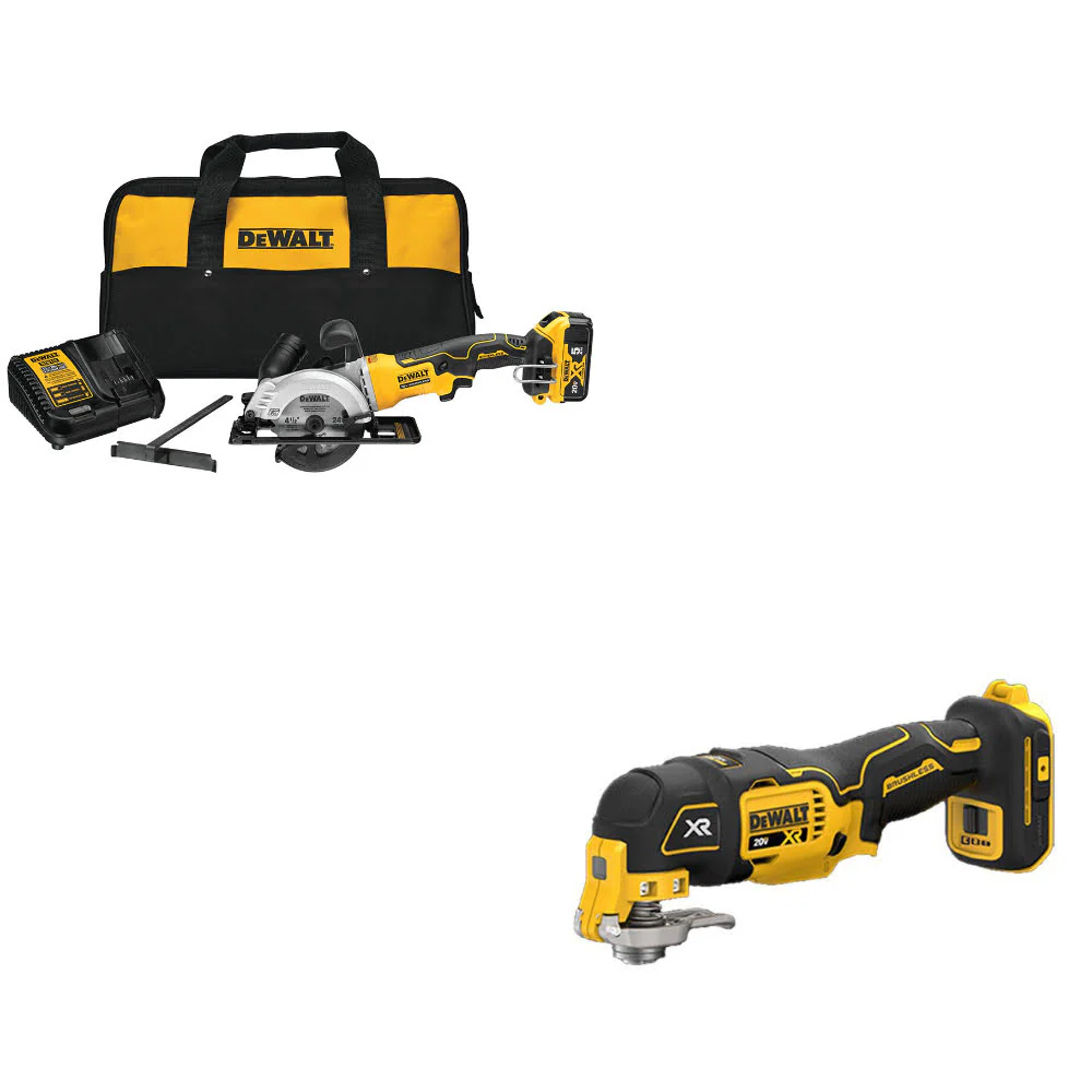 DeWalt DCS571P1 ATOMIC 20V MAX Circ Saw Kit W/ FREE DCS356B 20V MAX Multi-Tool - Mactool Shop