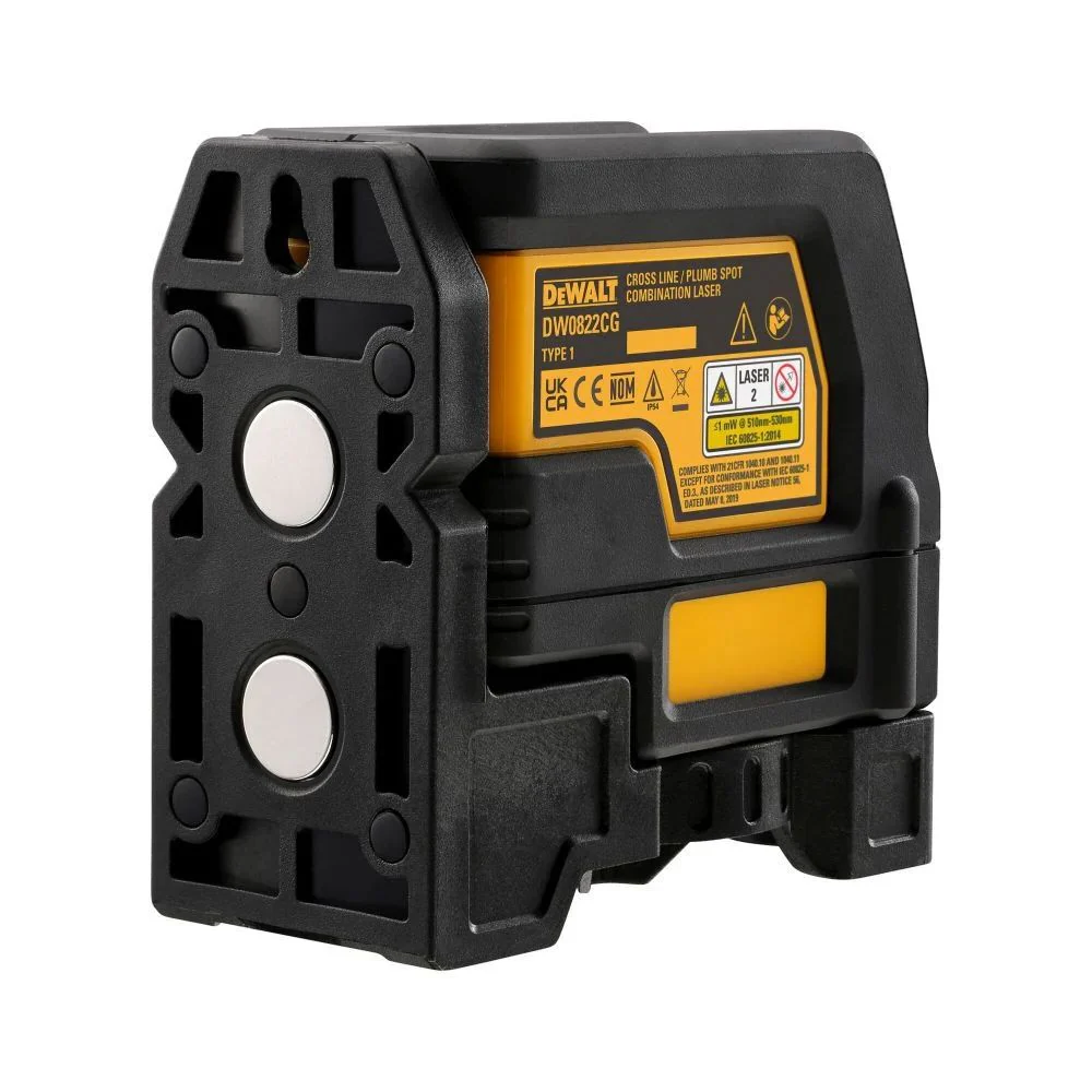 DeWalt DW0822CG Cross Line And Plumb Spots Laser - Green - Mactool Shop
