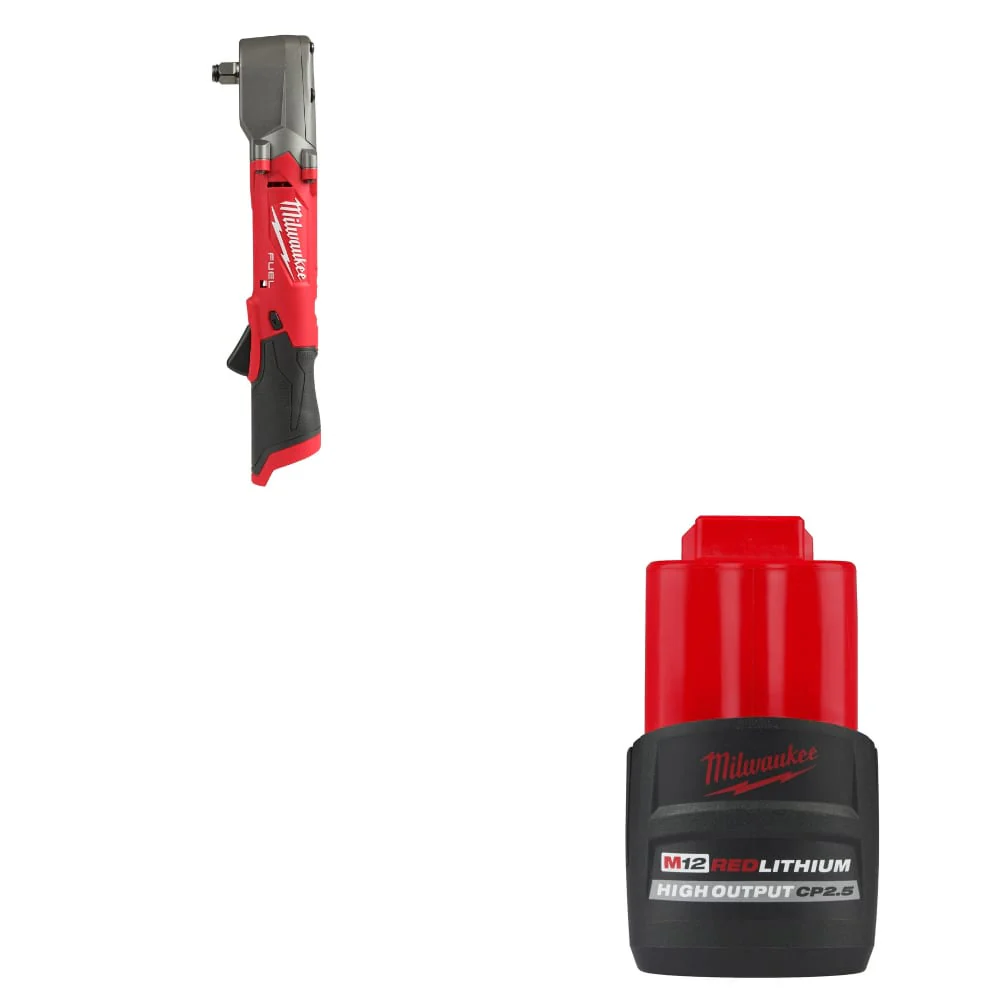 Milwaukee 2565-20 M12 FUEL Impact Wrench w/ FREE 48-11-2425 M12 Battery Pack - Mactool Shop