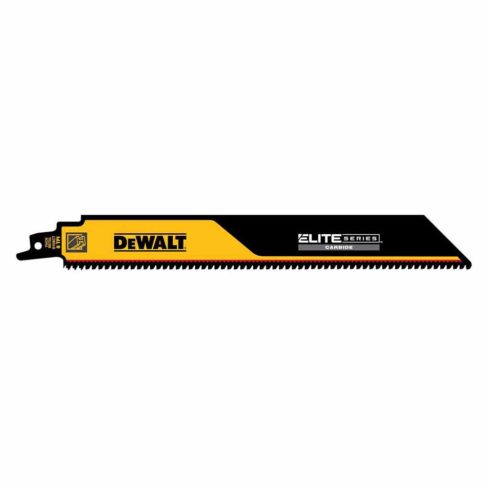 DeWalt DWAR9108CT-1 Elite Series Carbide Tipped 9-in 8-TPI Metal Cutting Reciprocating Saw Blade - Mactool Shop