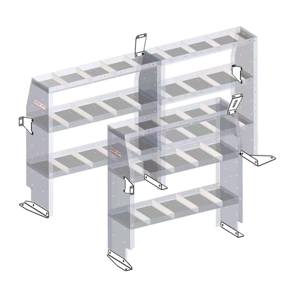 WeatherGuard 9753-3-01 Shelf Unit Mounting Bracket, Mercedes Metris - Mactool Shop