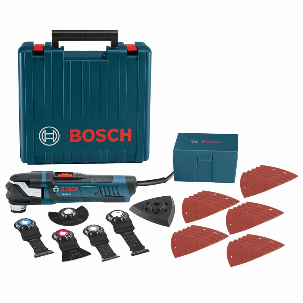 Bosch GOP40-30C StarlockPlus Oscillating Multi-Tool Kit, Snap-In Accessories - Mactool Shop
