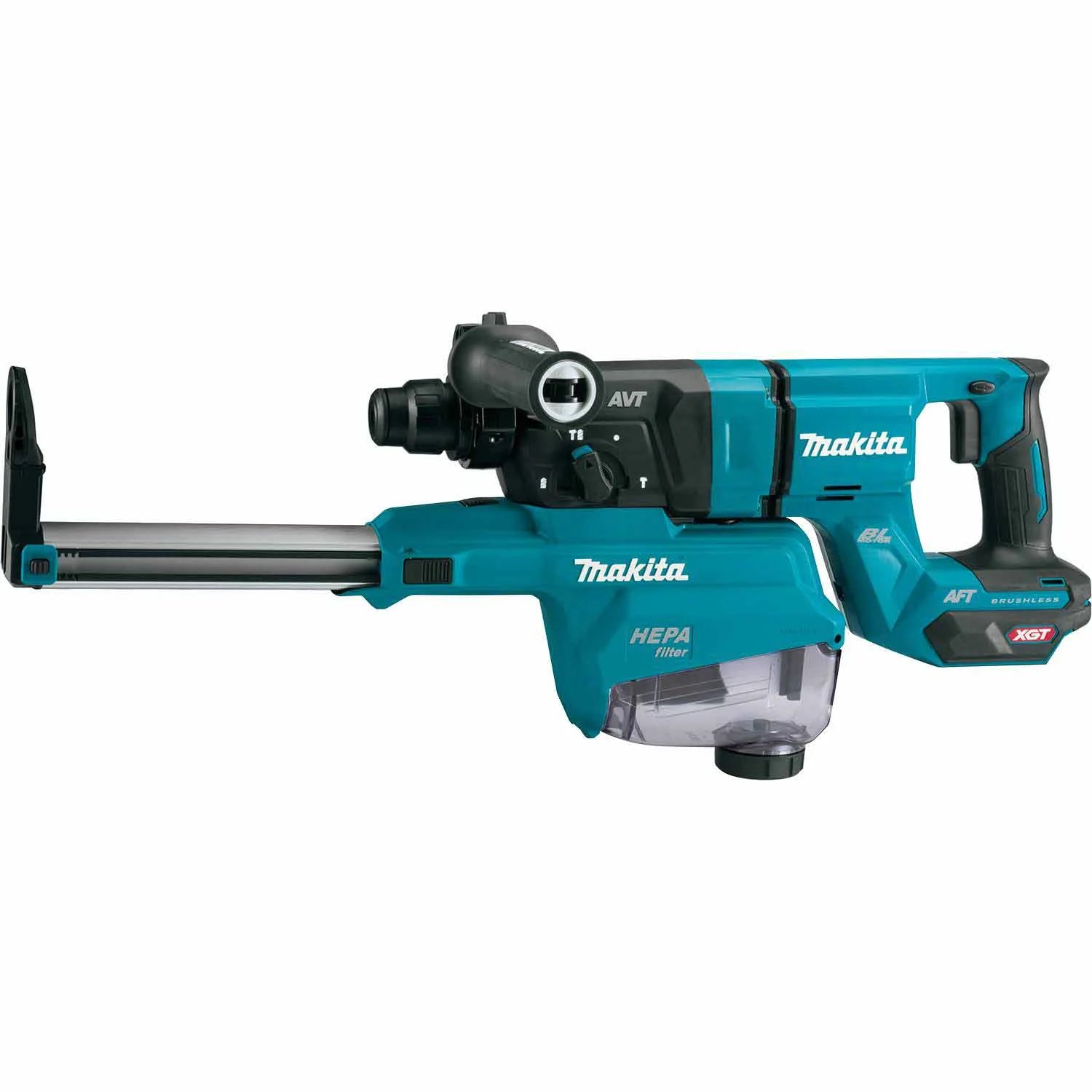 Makita GRH07ZW 40V max XGT Rotary Hammer (D-Handle) w/ Dust Extractor - Mactool Shop
