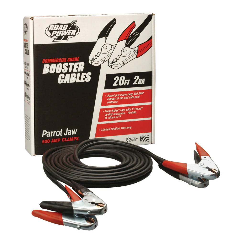 Southwire 88600108 Booster Cable 2 Gauge 20' CCA Parrot Clamp - Mactool Shop