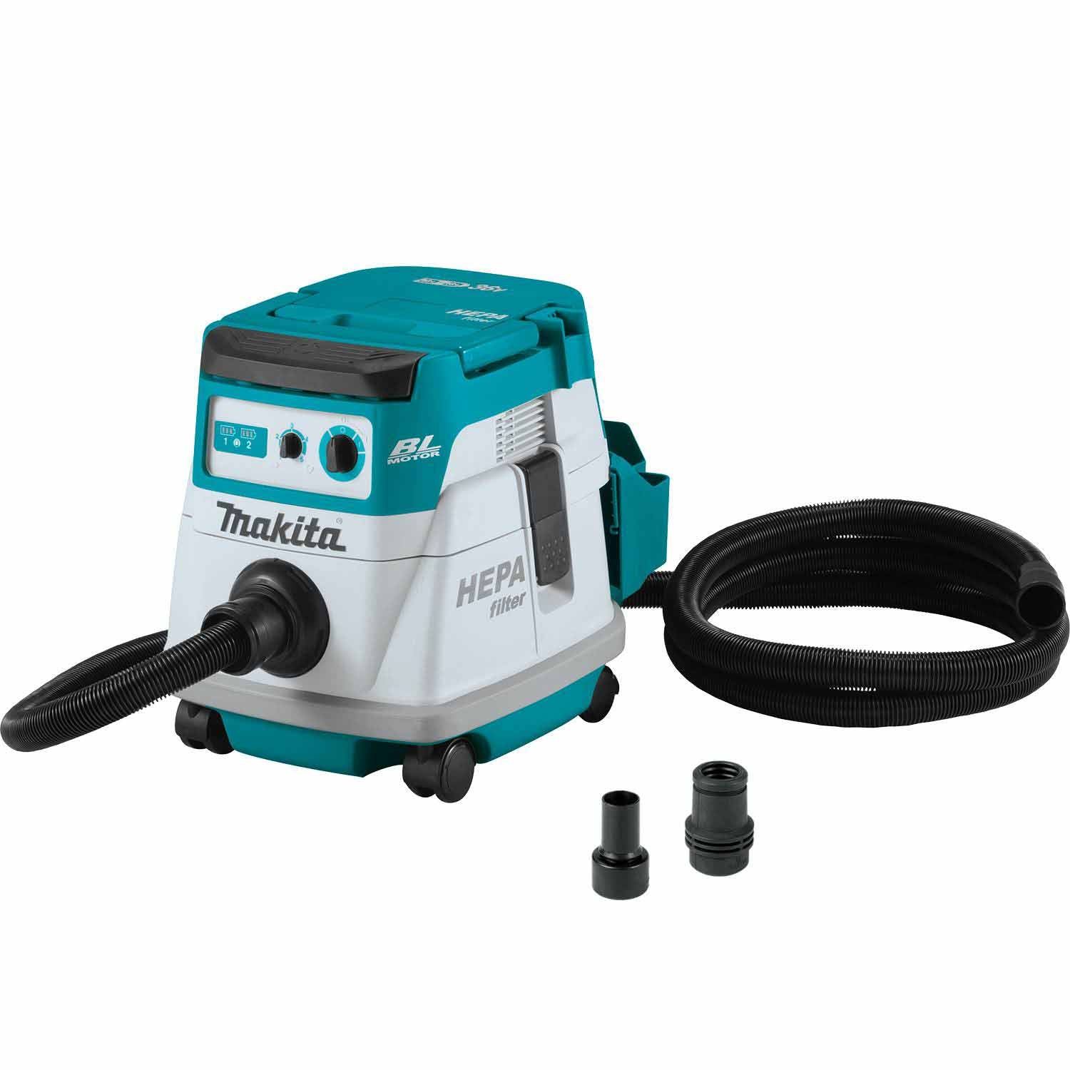 Makita XCV21ZX 36V (18V X2) LXT HEPA Filter Dry Dust Extractor 2.1 Gal, Tool Only - Mactool Shop
