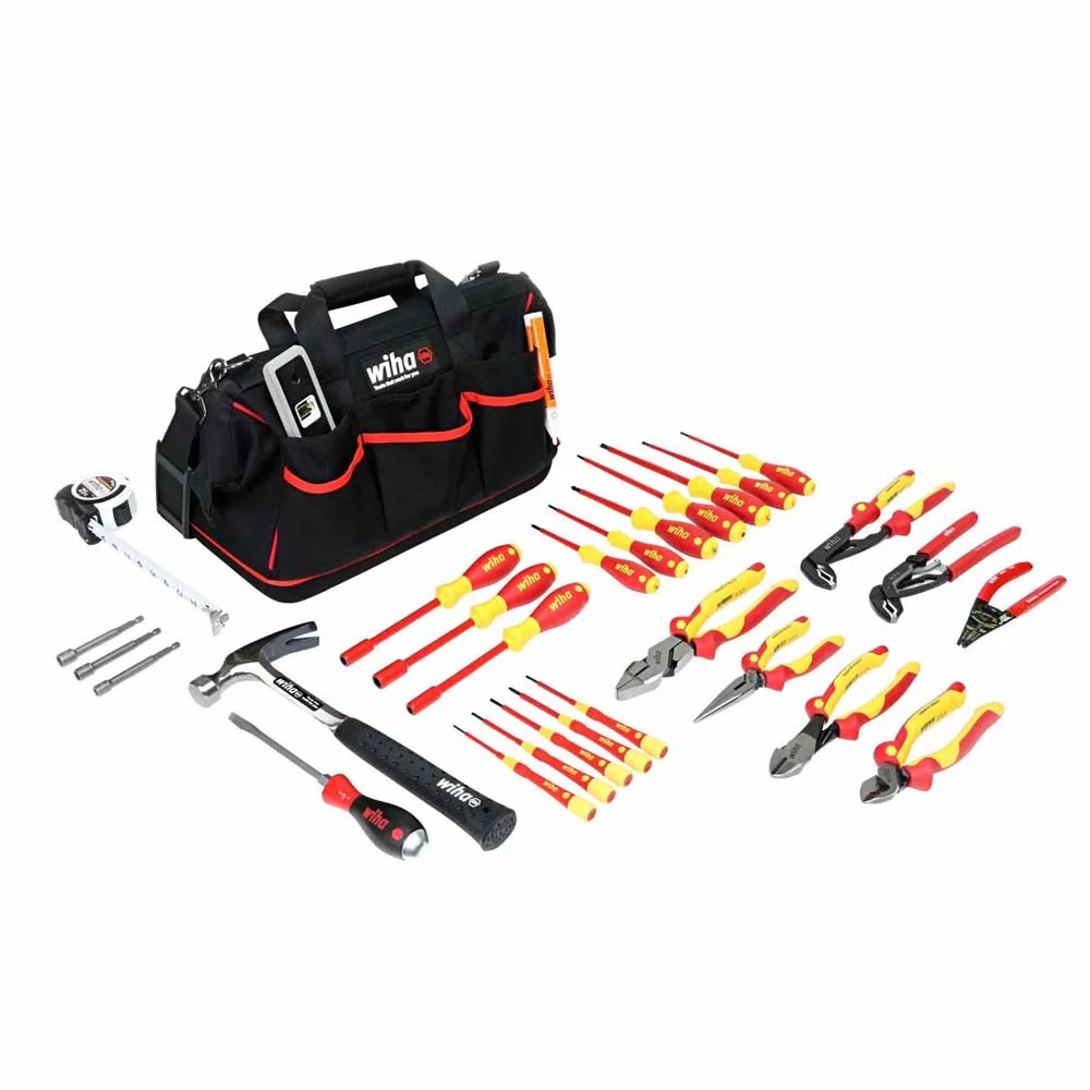 Wiha 32935 30 Piece Insulated Journeyman Electrician's Set - Mactool Shop