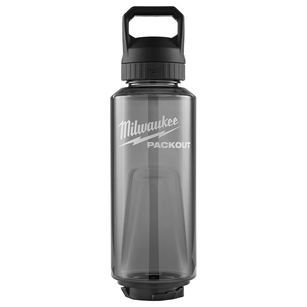 Milwaukee 48-22-8373B PACKOUT 48oz Bottle with Chug Lid - Black - Mactool Shop