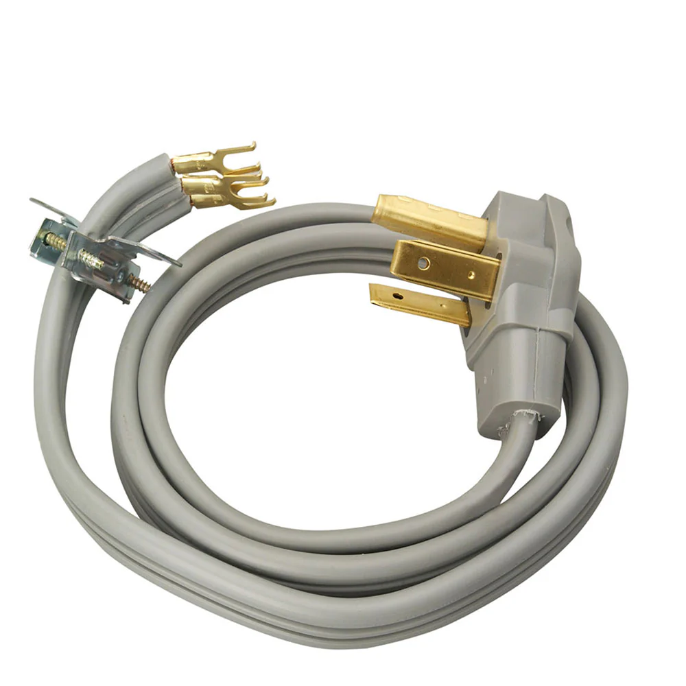 Southwire 9124SW8809 10/3 SRDT 30A Dryer 4' Gray Flat Cord with NEMA 10-30 Plug - Mactool Shop